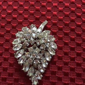 Vintage Trifari rhinestone pin.